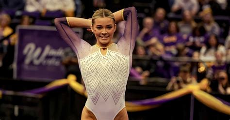 Livvy Dunne posing in a leotard