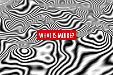 Diagram explaining moiré effect with overlapping patterns
