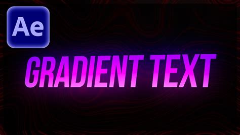 Example of text with a gradient applied after curving