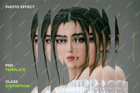Example of the Glass filter distorting an image