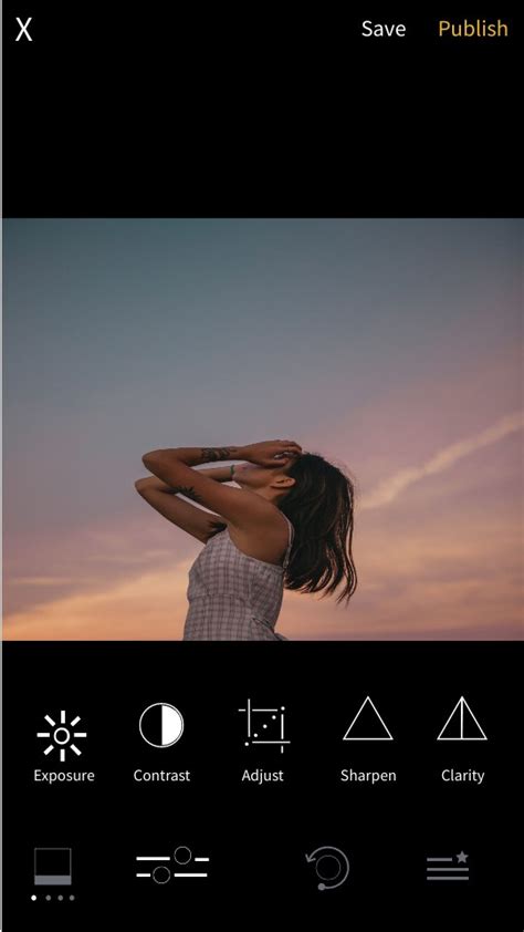 VSCO app interface with a focus on user profiles and settings