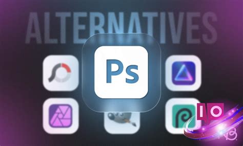 Collage of various software logos: Affinity, Procreate, Luminar Neo, Photopea, Capture One, ArtRage, Krita, Sketch, GIMP, Pixelmator Pro