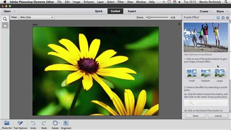 Screenshot of Photoshop Elements Quick Edit Mode