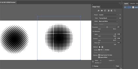 Adobe Illustrator Color Halftone dialog box