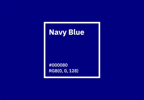 Comparison image of Dark Blue (#00008B) and Navy Blue (#000080)