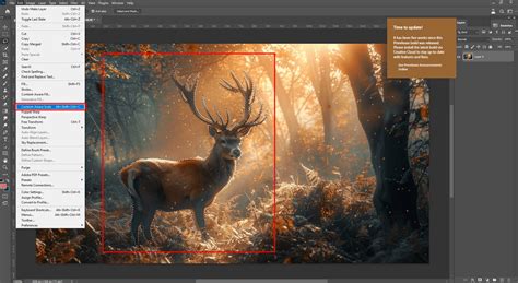 Photoshop Content-Aware Scale tool interface
