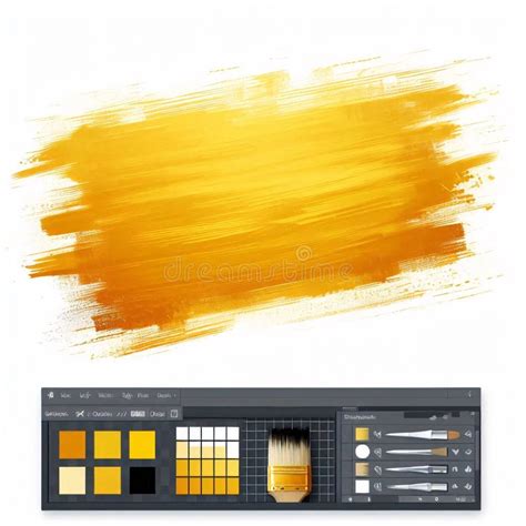 Digital art brush pattern creation interface