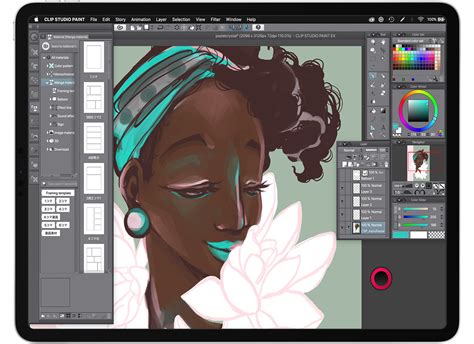 Clip Studio Paint launcher interface