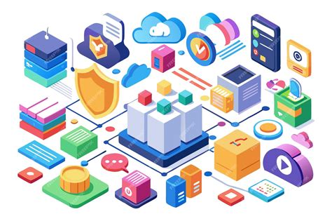 An illustration depicting the Clip Studio Assets marketplace with various downloadable assets.