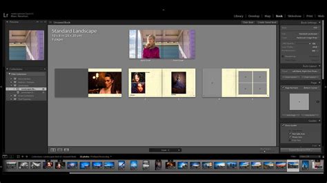 Lightroom sharing interface with various options