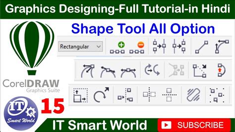 CorelDRAW Shape tool in action