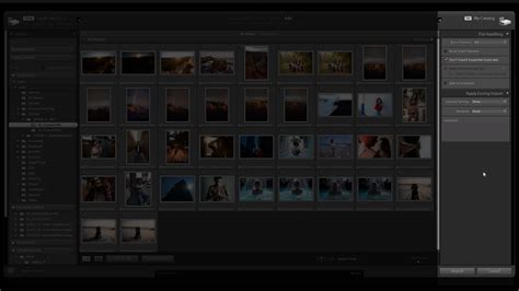 Lightroom import photos dialog
