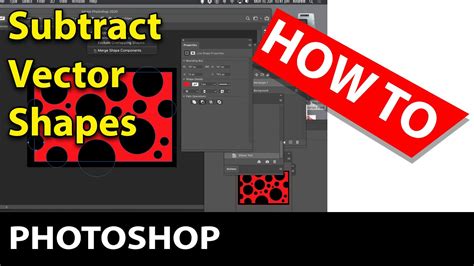 Photoshop Subtract Front Shape Example