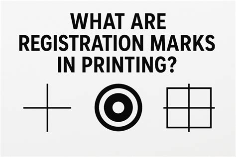 Close-up of registration marks on a print film