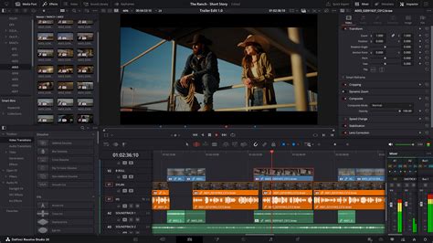 DaVinci Resolve interface with multiple GPU usage indicator