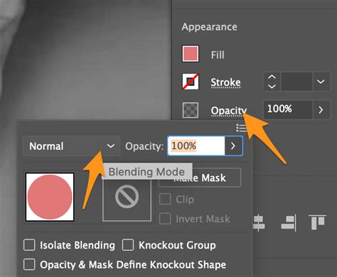 Overlay blending mode example