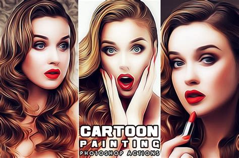 Photoshop actions for cartoon effects
