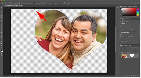 Placing and resizing an image in Photoshop