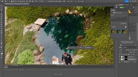 Illustration of AI-powered Generative Fill in Photoshop