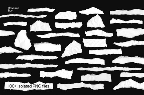 Torn paper texture