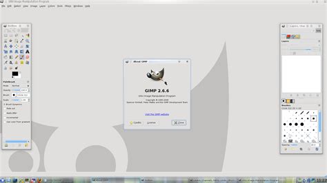GIMP software interface
