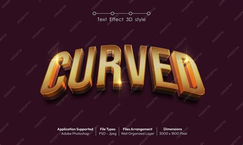 Curved text featuring repeating special characters.