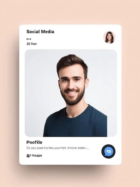 A social media profile image with curved text surrounding a central photo.