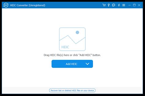 Screenshot of TuneBro HEIC Converter interface showing drag-and-drop functionality