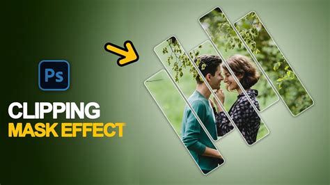 Illustration demonstrating a clipping mask effect