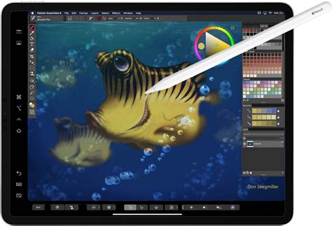 Concept landscape painting in Corel Painter Essentials