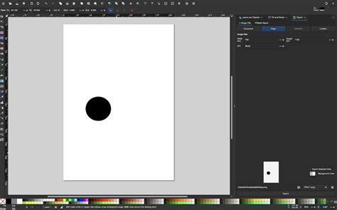 Inkscape default canvas appearance