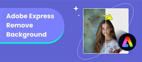 Adobe Express interface with Remove Background feature