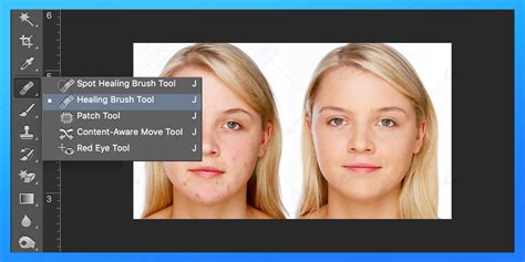 Photoshop Tools: Spot Healing Brush, Clone Stamp, and Lasso Tools