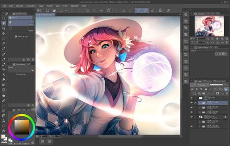 Clip Studio Paint interface