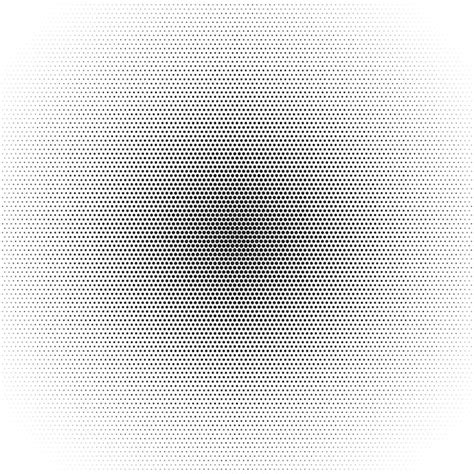 Example of a linear halftone stencil pattern