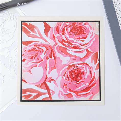 Layered painting process with CMYK stencils