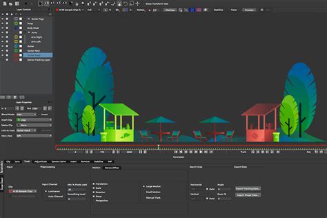 Silhouette software interface with rotoscoping tools