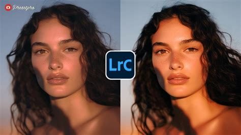 Before and after image comparison showing the effect of a Lightroom preset