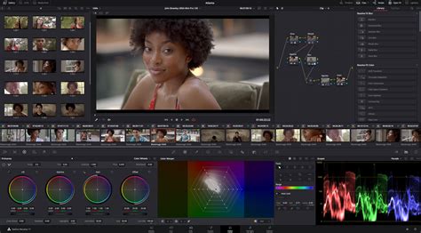 DaVinci Resolve Workspace Tabs