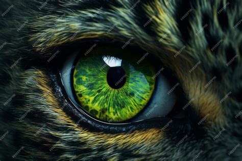 Photoshop screenshot showing painting with black in Color mode over a green animal eye