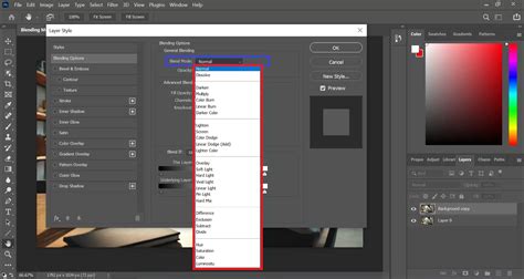 Photoshop Blending Options dialog box for a Smart Filter
