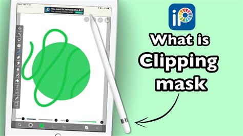 Illustration demonstrating how to use a clipping mask in ibisPaint X