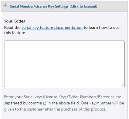 Illustration of a serial number or license key