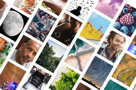 A collage of diverse VSCO profile layouts, showcasing different photography styles and bio elements.