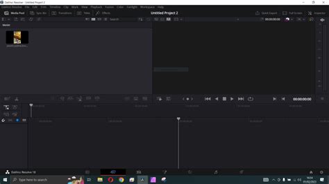 DaVinci Resolve Cut Page interface