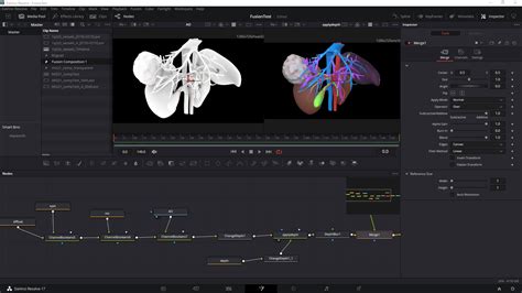 DaVinci Resolve Fusion Page node-based workflow