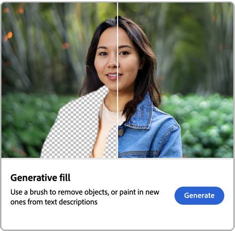 Adobe Firefly Generative Fill interface example