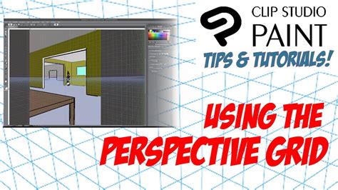 Perspective ruler in Clip Studio Paint