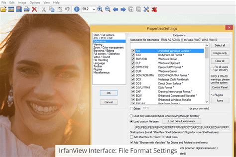 IrfanView software interface