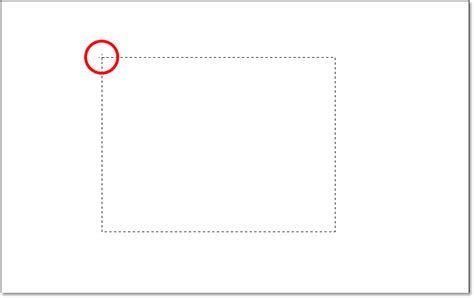 Photoshop canvas with a vertical rectangular selection